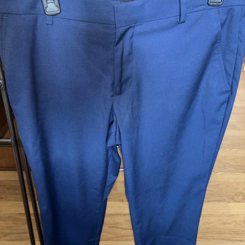 JF J.Ferrar Men's Dress Pants - Blue